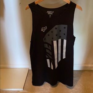 Sleeveless fox shirt